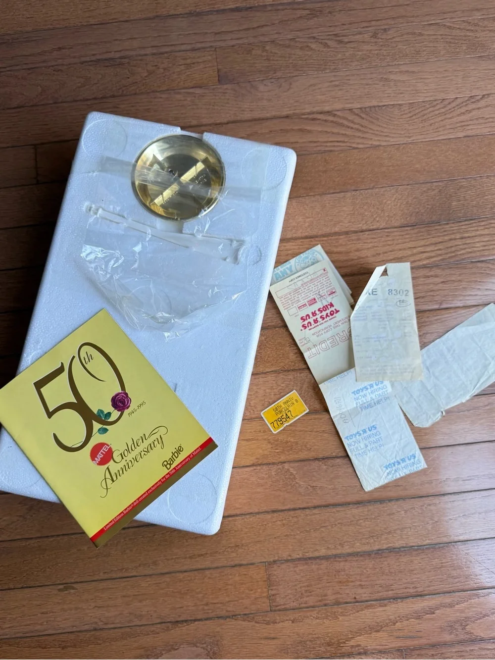 1995 Mattel Golden Anniversary Porcelain Barbie NRFB Original Shipper